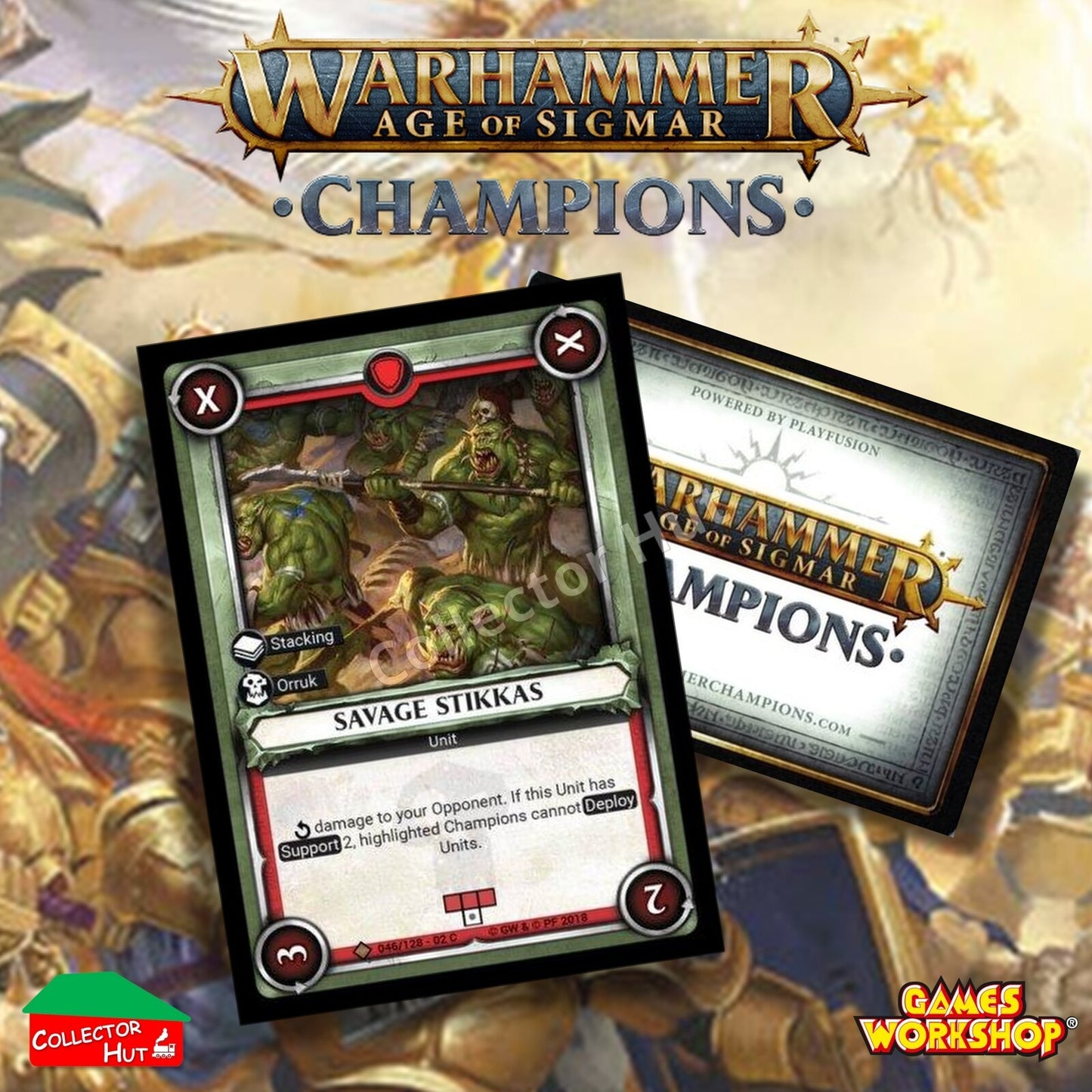 Warhammer Age of Sigmar: Champions Wave 2 ONSLAUGHT FOIL Cards CHOOSE SINGLES