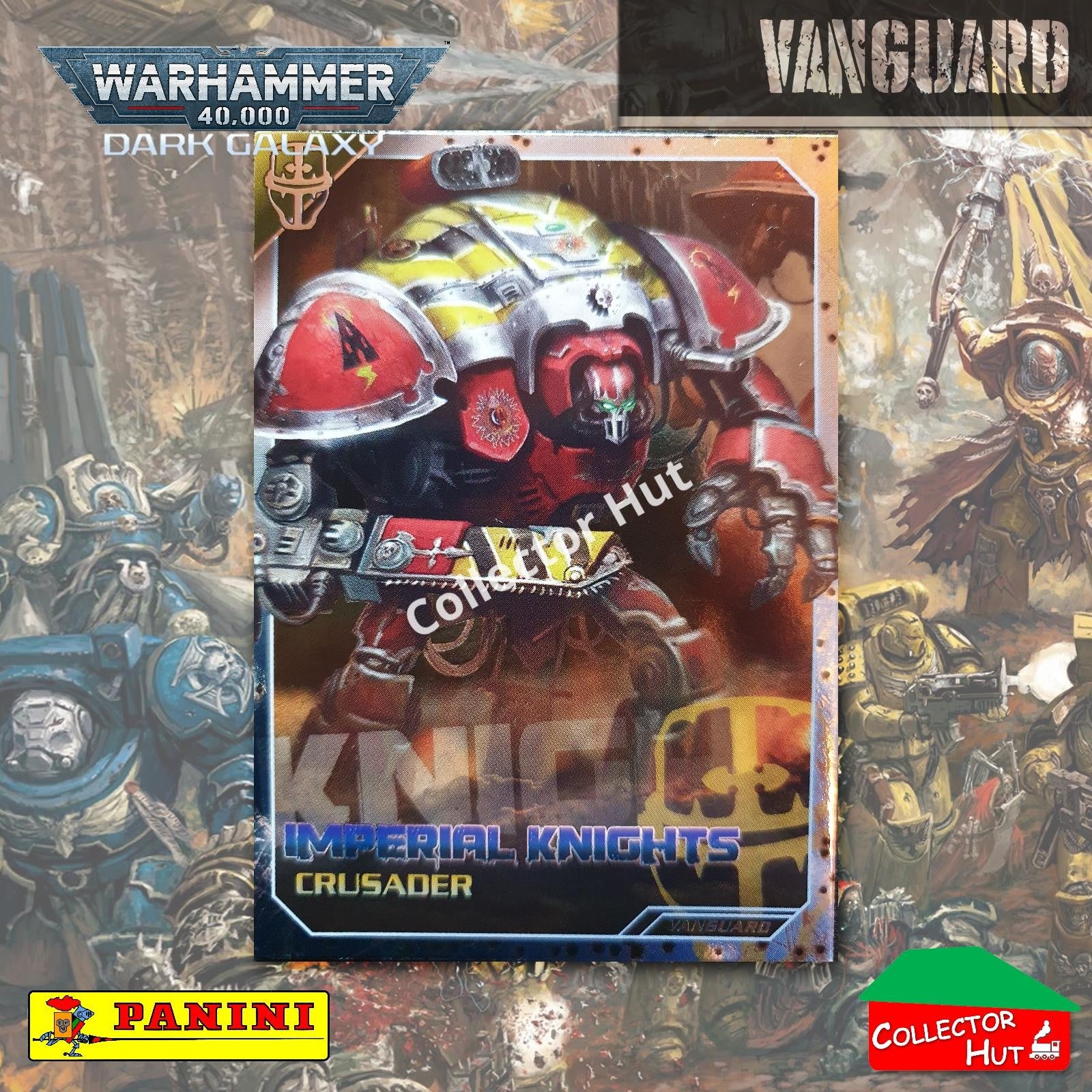 PANINI Warhammer 40,000 Dark Galaxy Parallel Trading Card Crusade Vanguard Purge