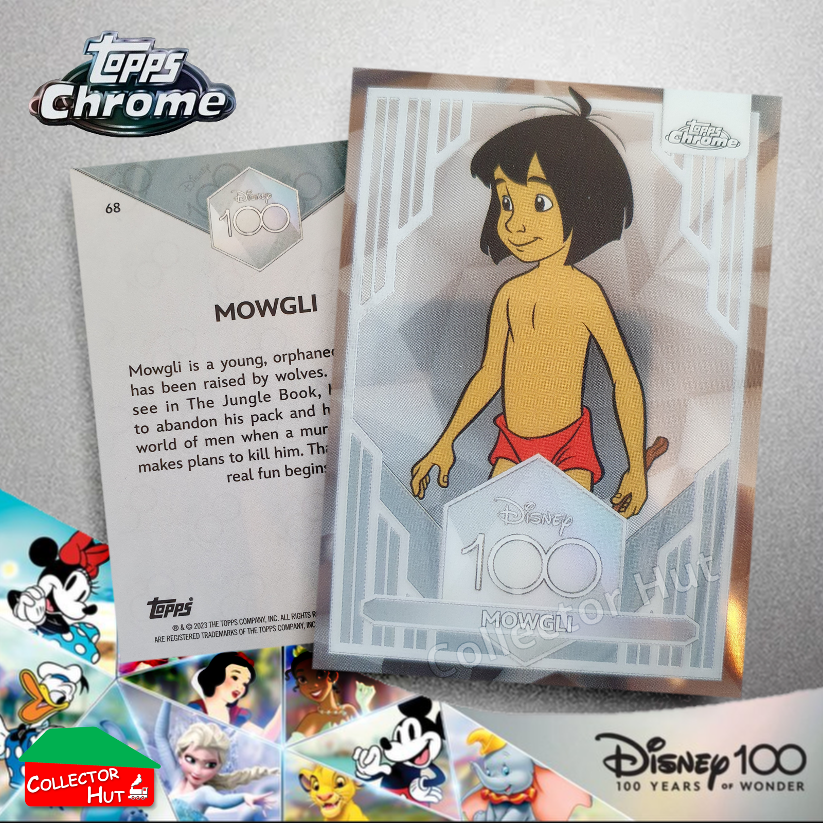 Disney 100 Topps Chrome 2023 Base Cards 1-100 Pick Singles to Complete Your Set