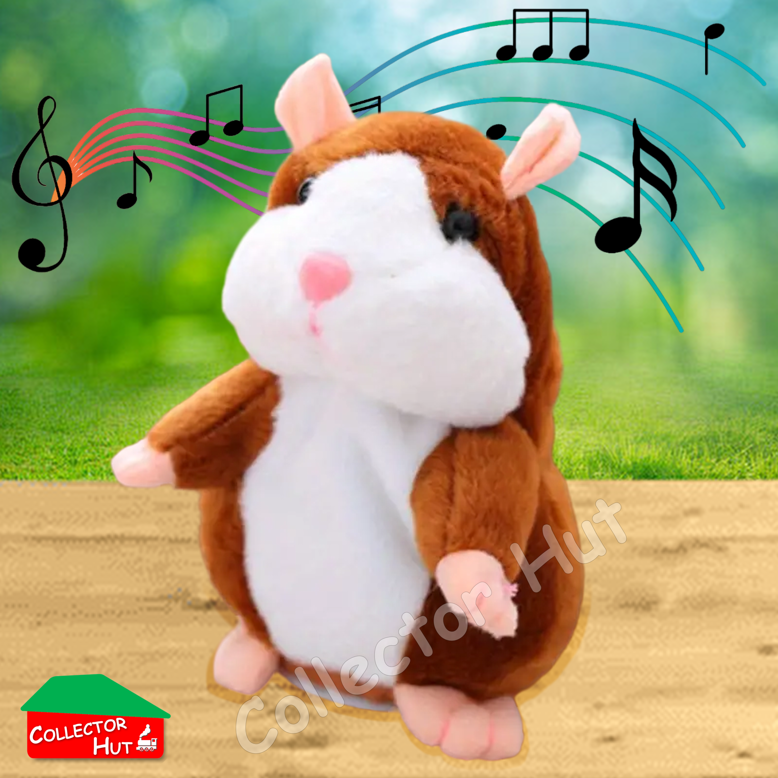 Talking Music Repeating Fluffy Hamsters Educational Speech Development Toy