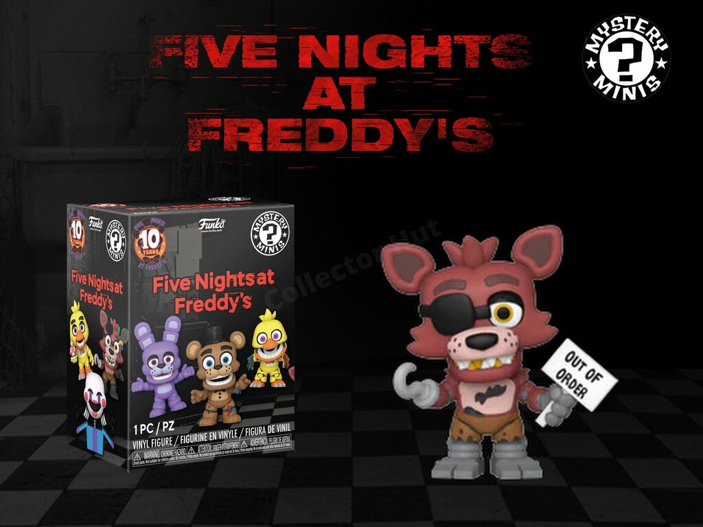 Funko Mystery Minis Five Nights at Freddy's Figurines 10 Years (You Choose)