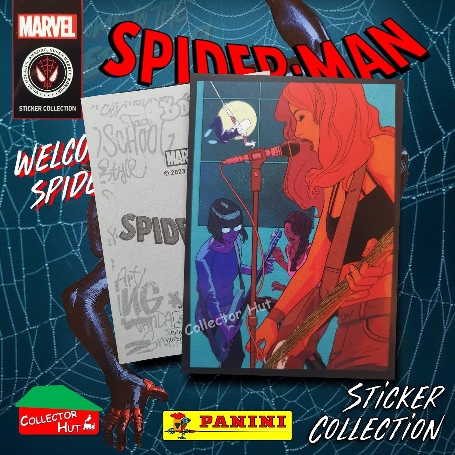 Panini Spider-Man Spider-Verse 2023 Collection Sticker Singles #1-163 & F1-30