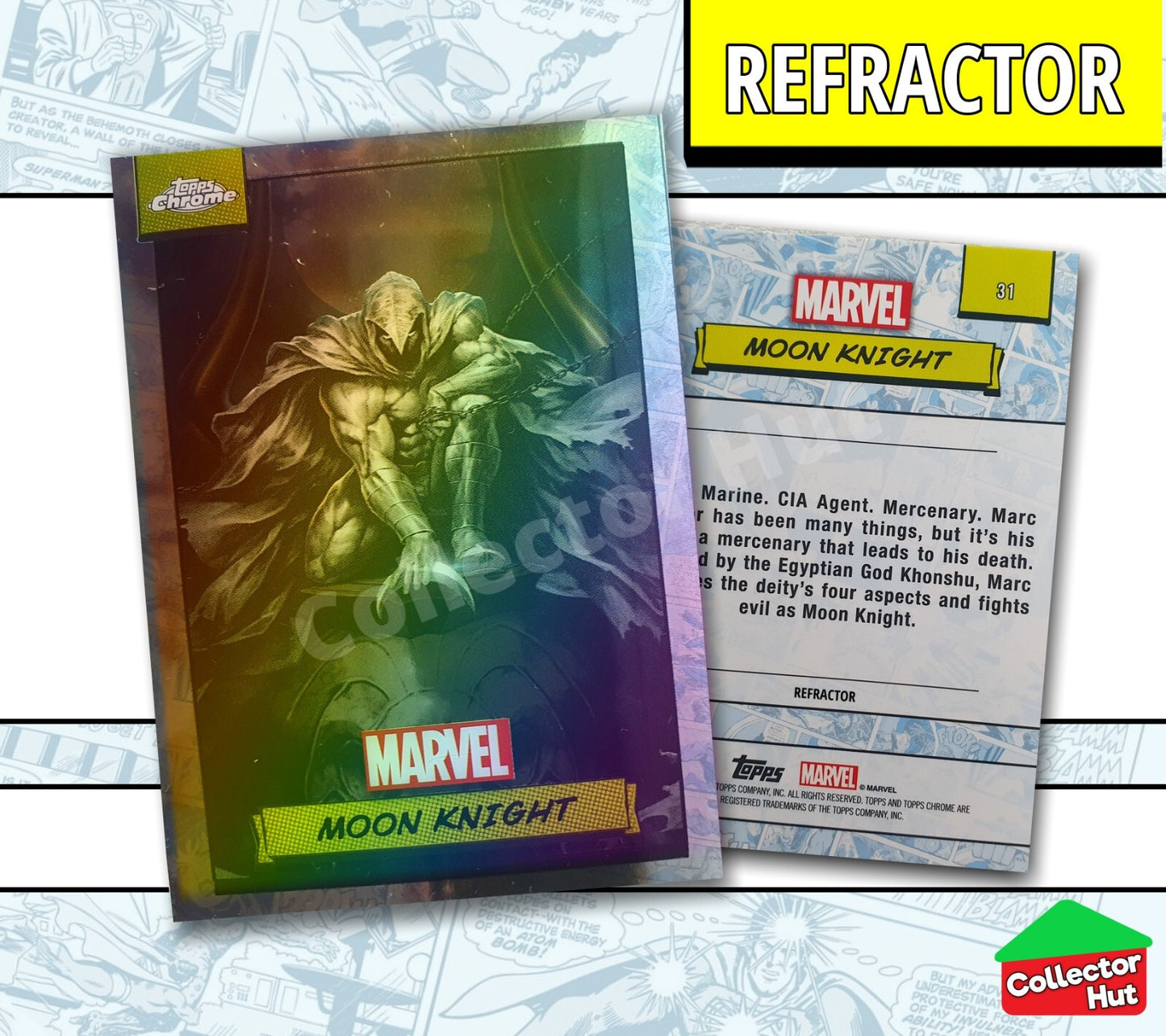 Marvel Topps Chrome 2024 REFRACTOR Card Collection YOU CHOOSE