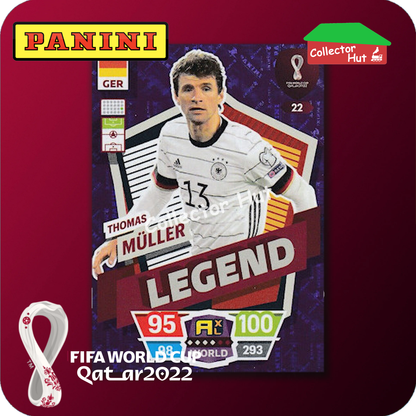 Panini Adrenalyn XL Qatar World Cup 2022 LIMITED EDITION & FOIL CARDS #1-27