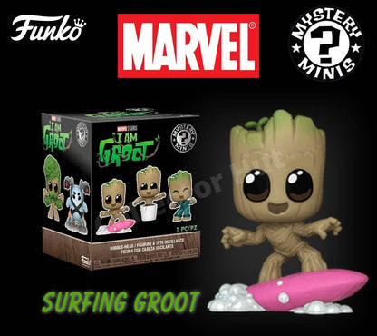 Funko Marvel Mystery Minis I am Groot Bobblehead Figures Guaridans of the Galaxy
