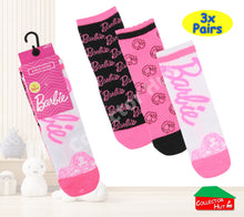 Children's Novelty Ankle Socks 3 Pack Pairs Peppa Pig Superman Paw Patrol Barbie