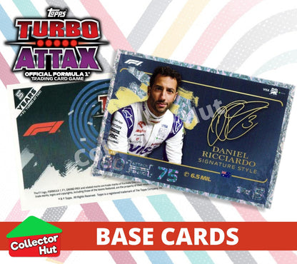 Topps Turbo Attax Formula 1 F1 2024 #1-166 Base Cards YOU CHOOSE