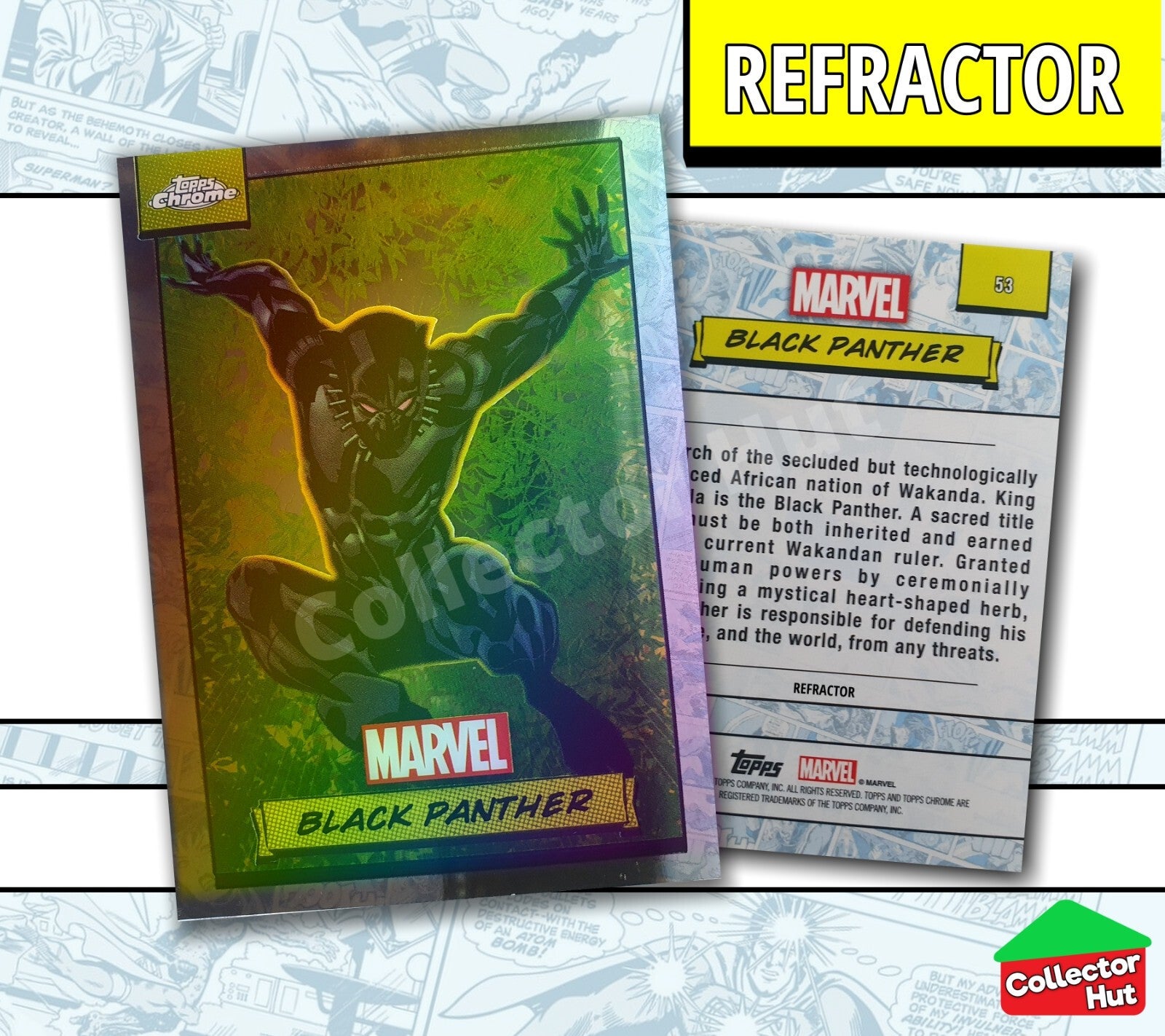 Marvel Topps Chrome 2024 REFRACTOR Card Collection YOU CHOOSE