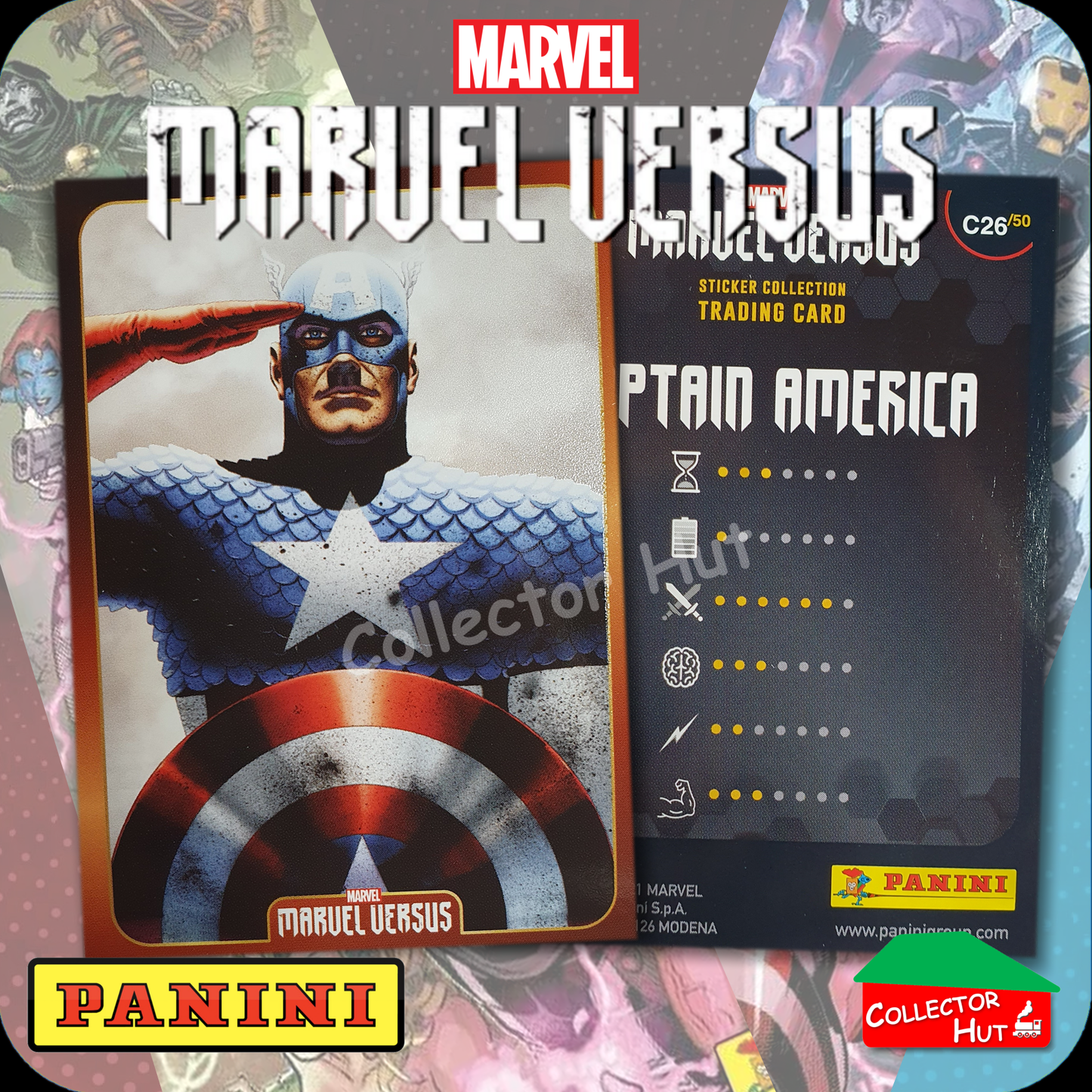 Panini Marvel Versus 2022 Series Trading Cards 1-50 NEW FRESH You Choose