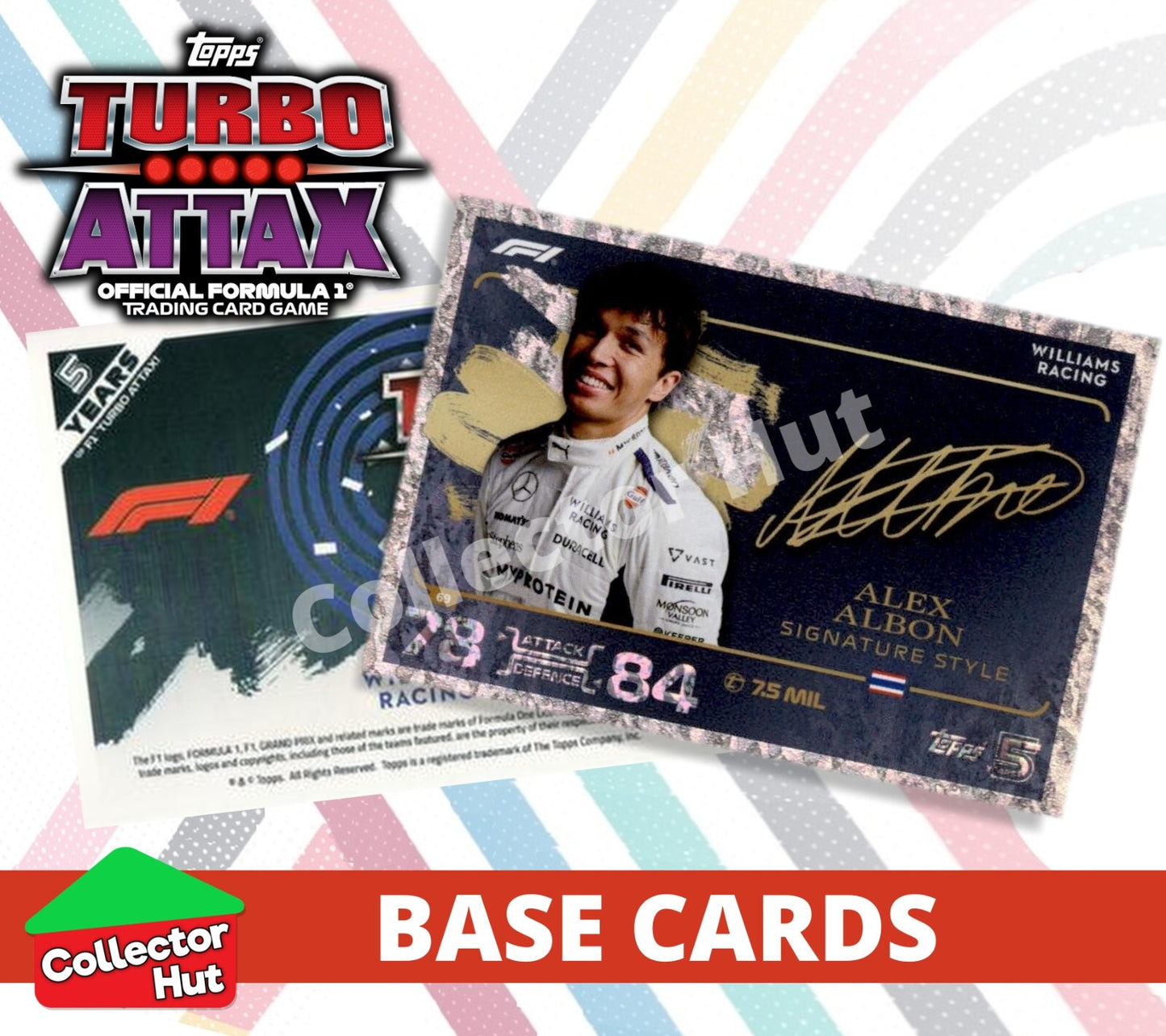 Topps Turbo Attax Formula 1 F1 2024 #1-166 Base Cards YOU CHOOSE