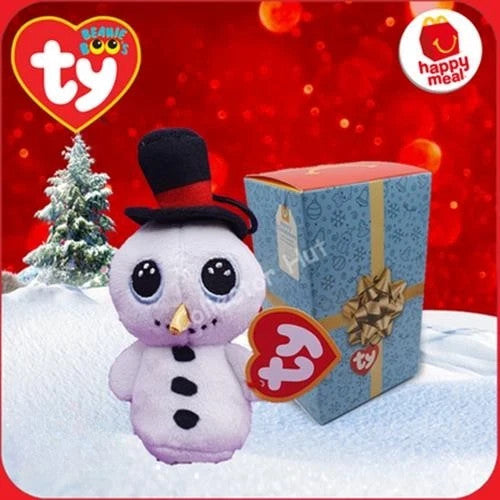 McDonald's Happy Meal Christmas Beanie Boo Plush Toys X10 COMPLETE TY