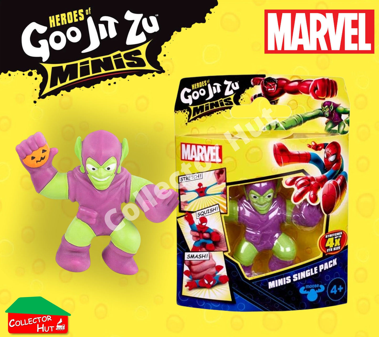 Heroes of Goo Jit Zu Minis Marvel Stretchy Sensory Toys to Collect!