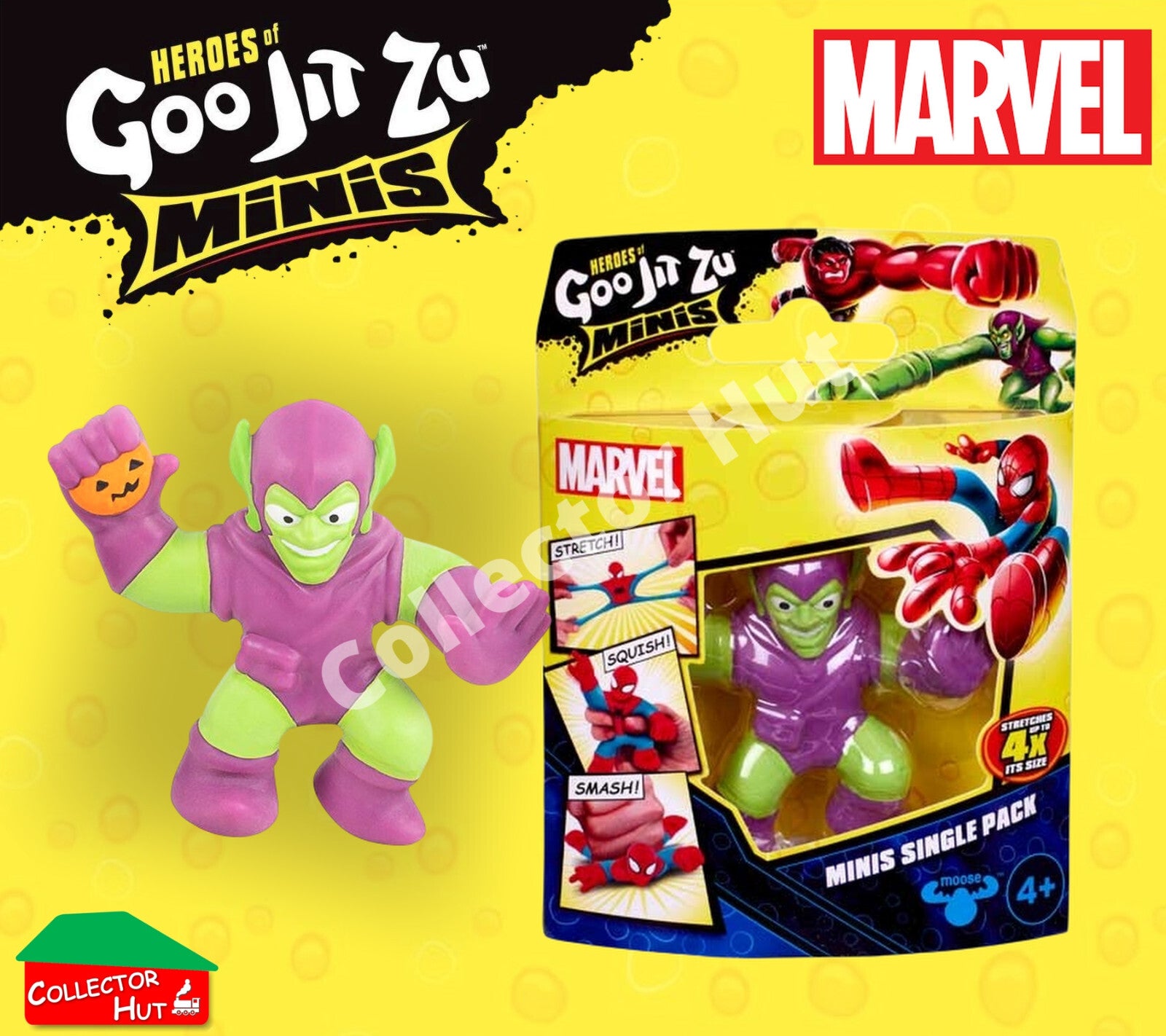 Heroes of Goo Jit Zu Minis Marvel Stretchy Sensory Toys to Collect!
