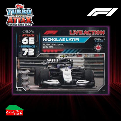 Topps Turbo Attax Formula 1 F1 2022 #136-279 Base Cards YOU CHOOSE