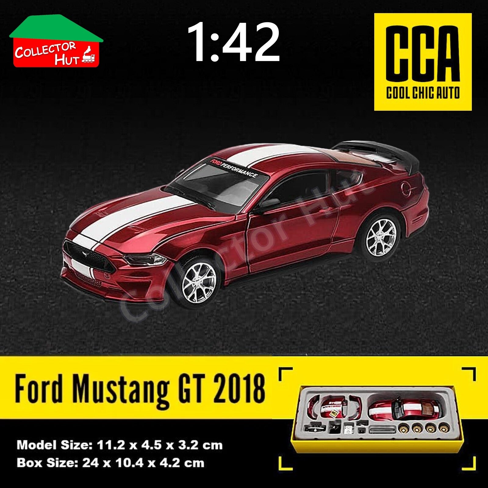 Ford Mustang GT 2018 1:42 Scale Official Customisable Die Cast Model Kit CCA