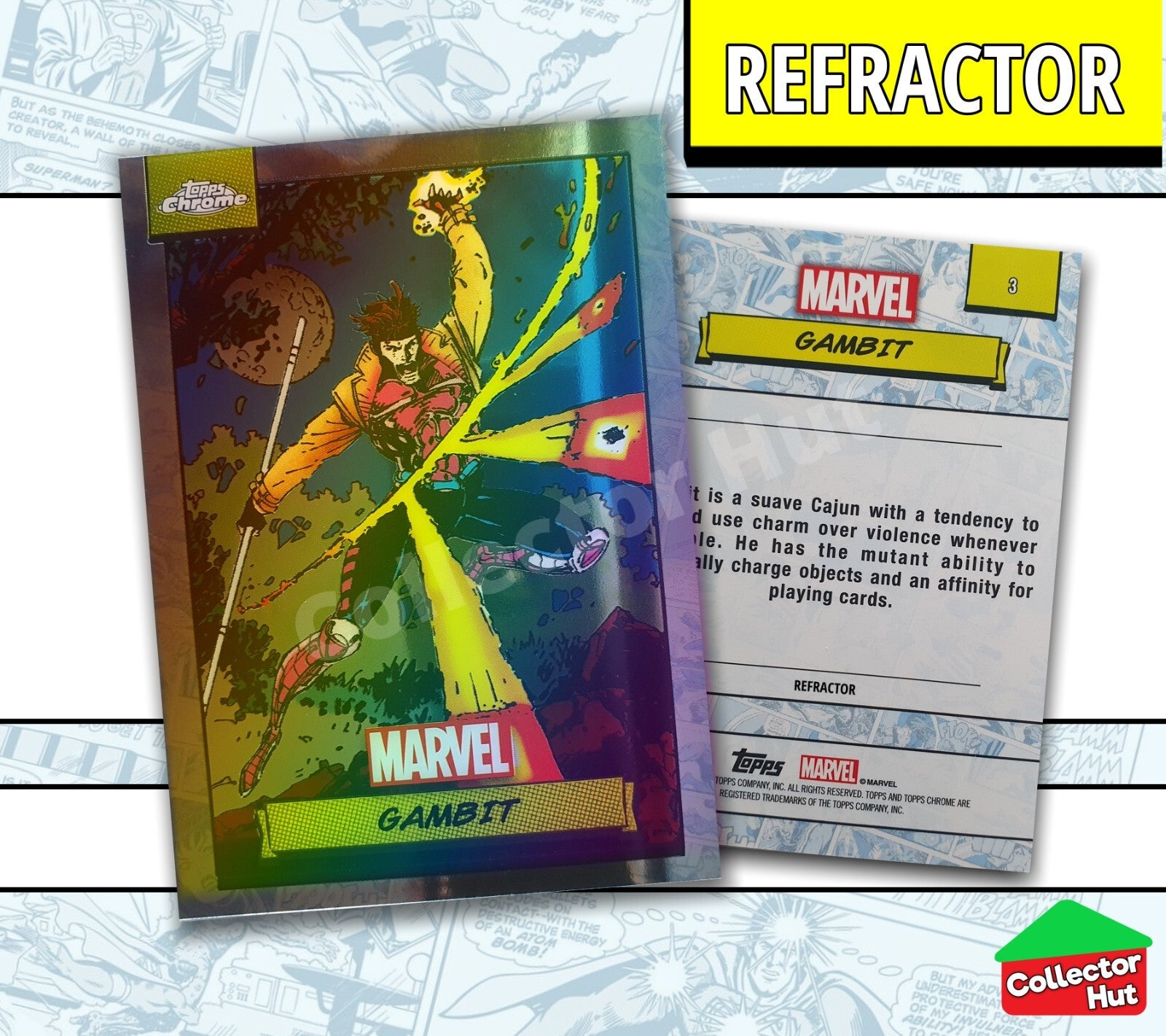 Marvel Topps Chrome 2024 REFRACTOR Card Collection YOU CHOOSE