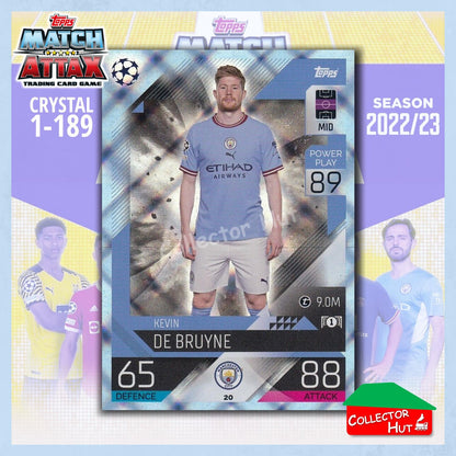 Topps Match Attax Europa Champions League 2022/23 Crystal Parallel Cards 1-189