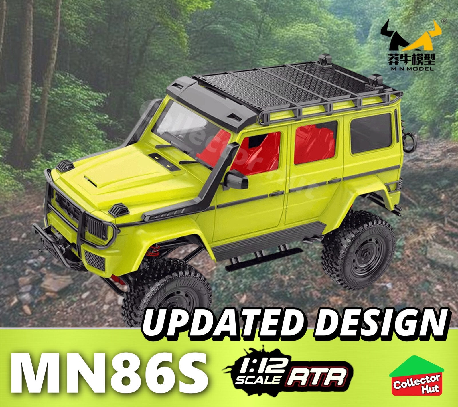 MN86 RC Rock Crawler 1:12 Scale Premium Design Upgradable
