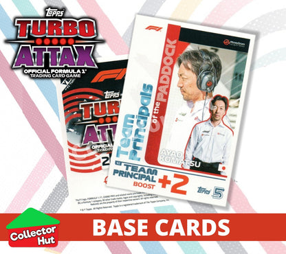 Topps Turbo Attax Formula 1 F1 2024 #1-166 Base Cards YOU CHOOSE