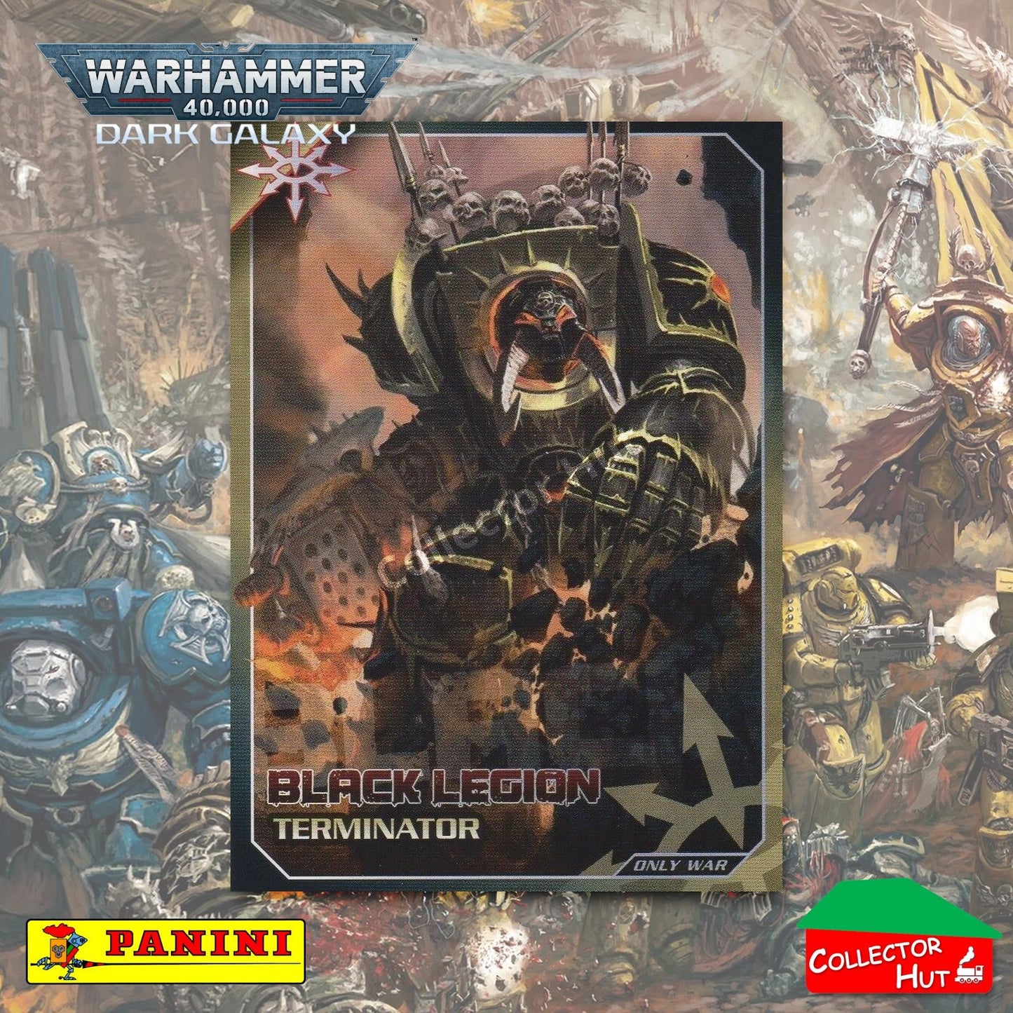 PANINI Warhammer 40,000 Dark Galaxy Only War Base Trading Cards #1-225