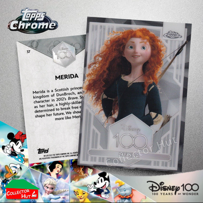 Disney 100 Topps Chrome 2023 Base Cards 1-100 Pick Singles to Complete Your Set