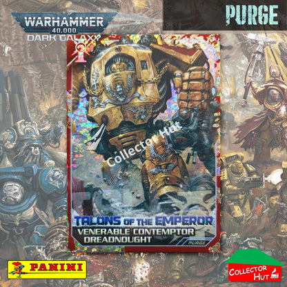 PANINI Warhammer 40,000 Dark Galaxy Parallel Trading Card Crusade Vanguard Purge