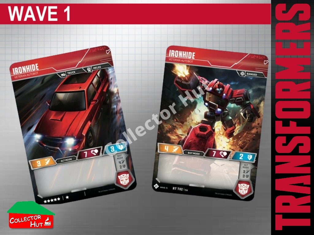 Transformers TCG CHARACTER Trading Cards All Waves