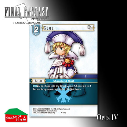 Final Fantasy Trading Card Game OPUS IV 4 Singles You Choose