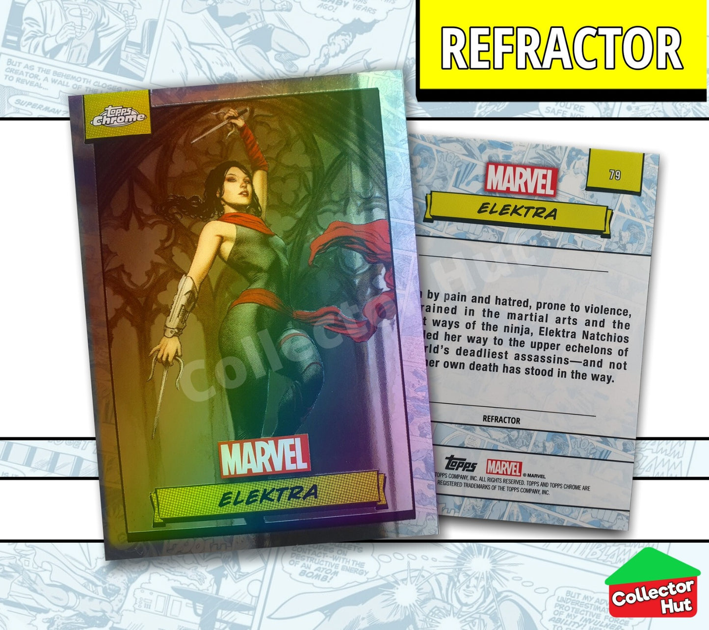 Marvel Topps Chrome 2024 REFRACTOR Card Collection YOU CHOOSE