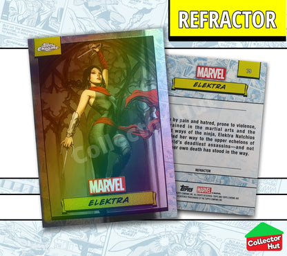 Marvel Topps Chrome 2024 REFRACTOR Card Collection YOU CHOOSE