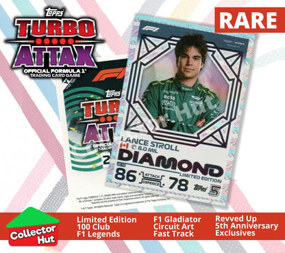 Topps Turbo Attax Formula 1 F1 2024 #313-344 RARE Limited Cards YOU CHOOSE
