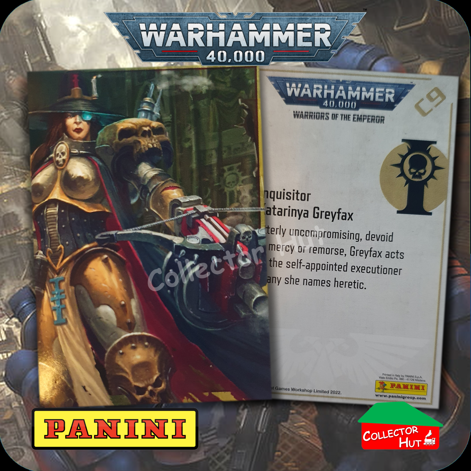 PANINI Warhammer 40,000 40k Warriors of the Emperor Trading Cards You Choose