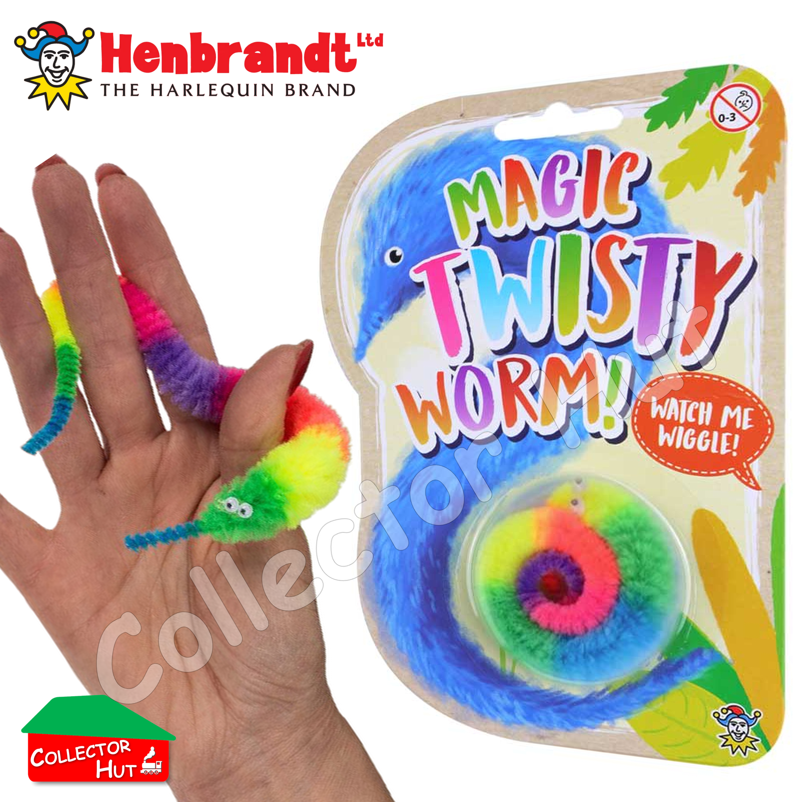 Magic Twisty Worm Party Toy from Henbrandt