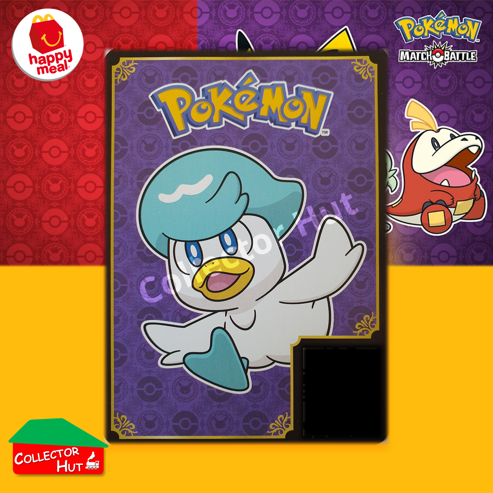 McDonald's Happy Meal 2023 Pokémon Match Battle SINGLE Trading Cards You Choose