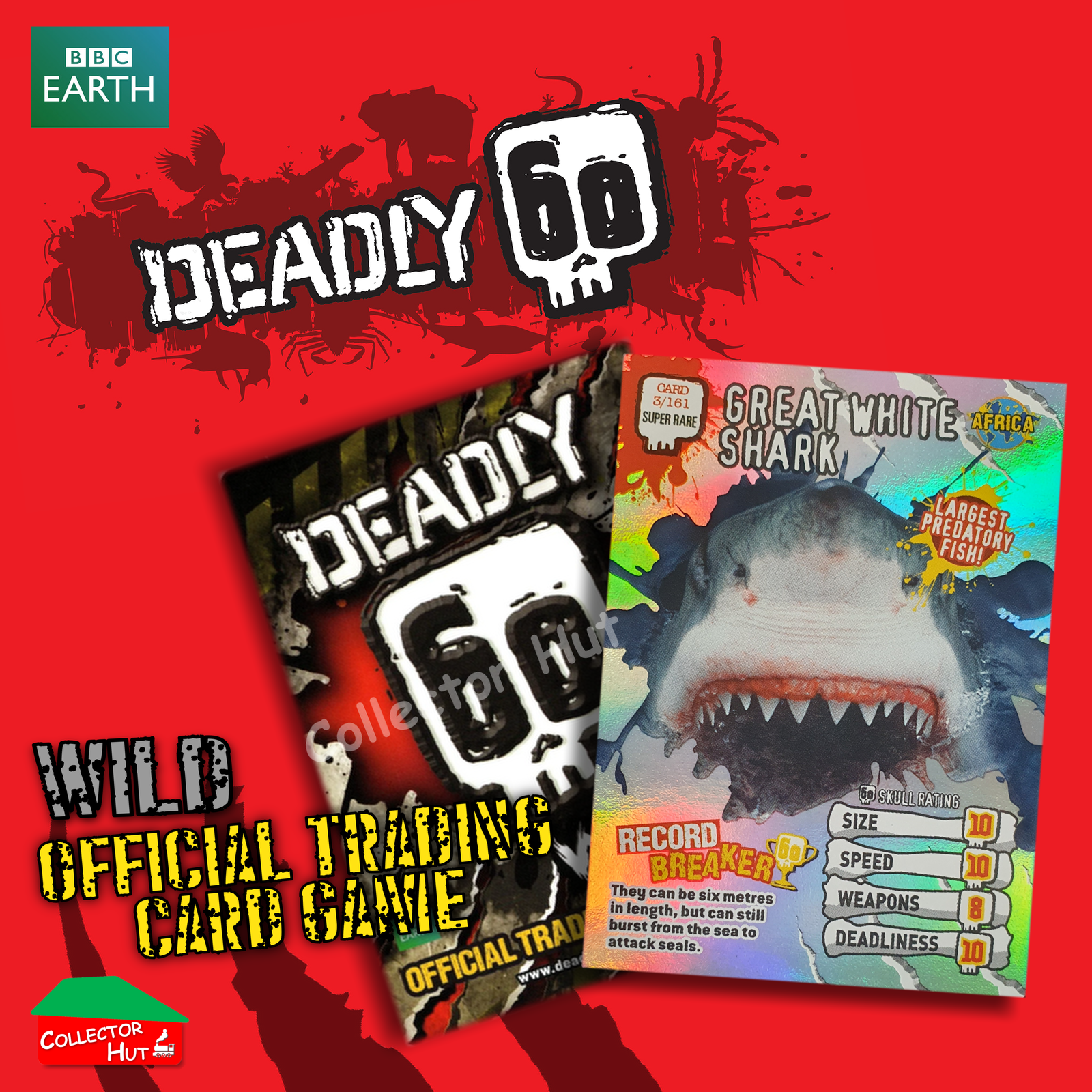 CBBC Deadly 60 Season 1, 2 & Wild FOIL RARE LIMITED Trading Cards