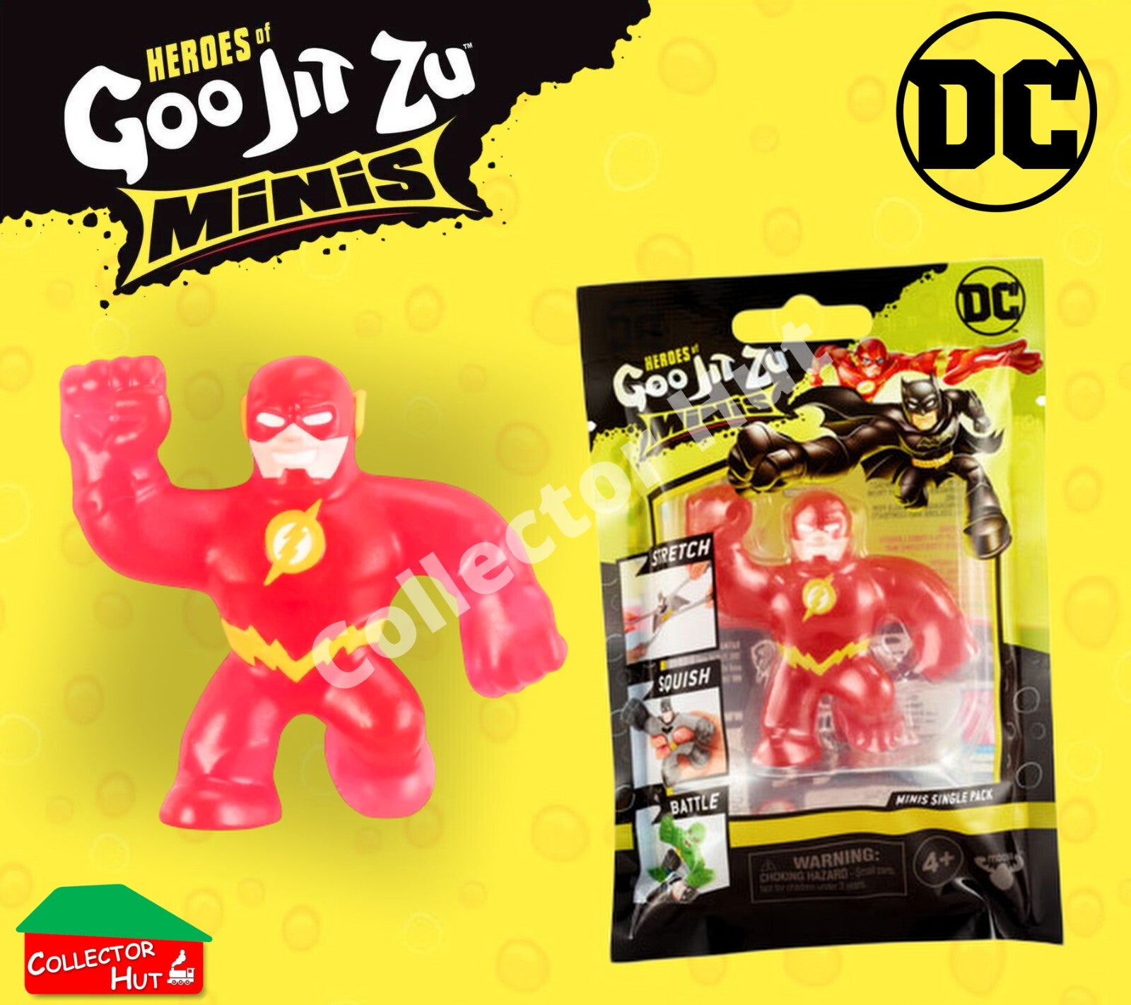 Heroes of Goo Jit Zu Minis DC Stretchy Sensory Toys to Collect!