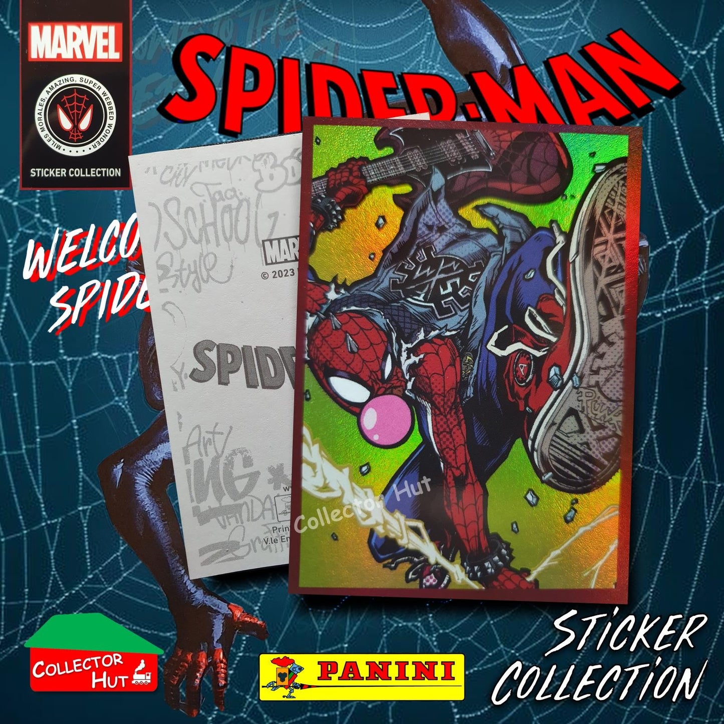 Panini Spider-Man Spider-Verse 2023 Collection Sticker Singles #1-163 & F1-30