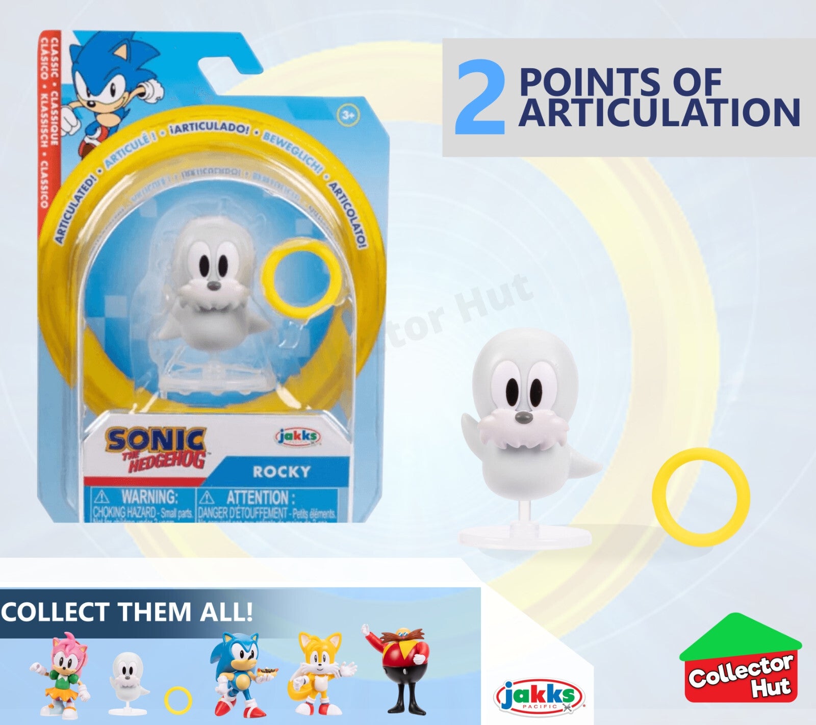 Sonic the Hedgehog Figures 2.5" JAKKS Posable Collectible CHOOSE YOUR CHARACTER