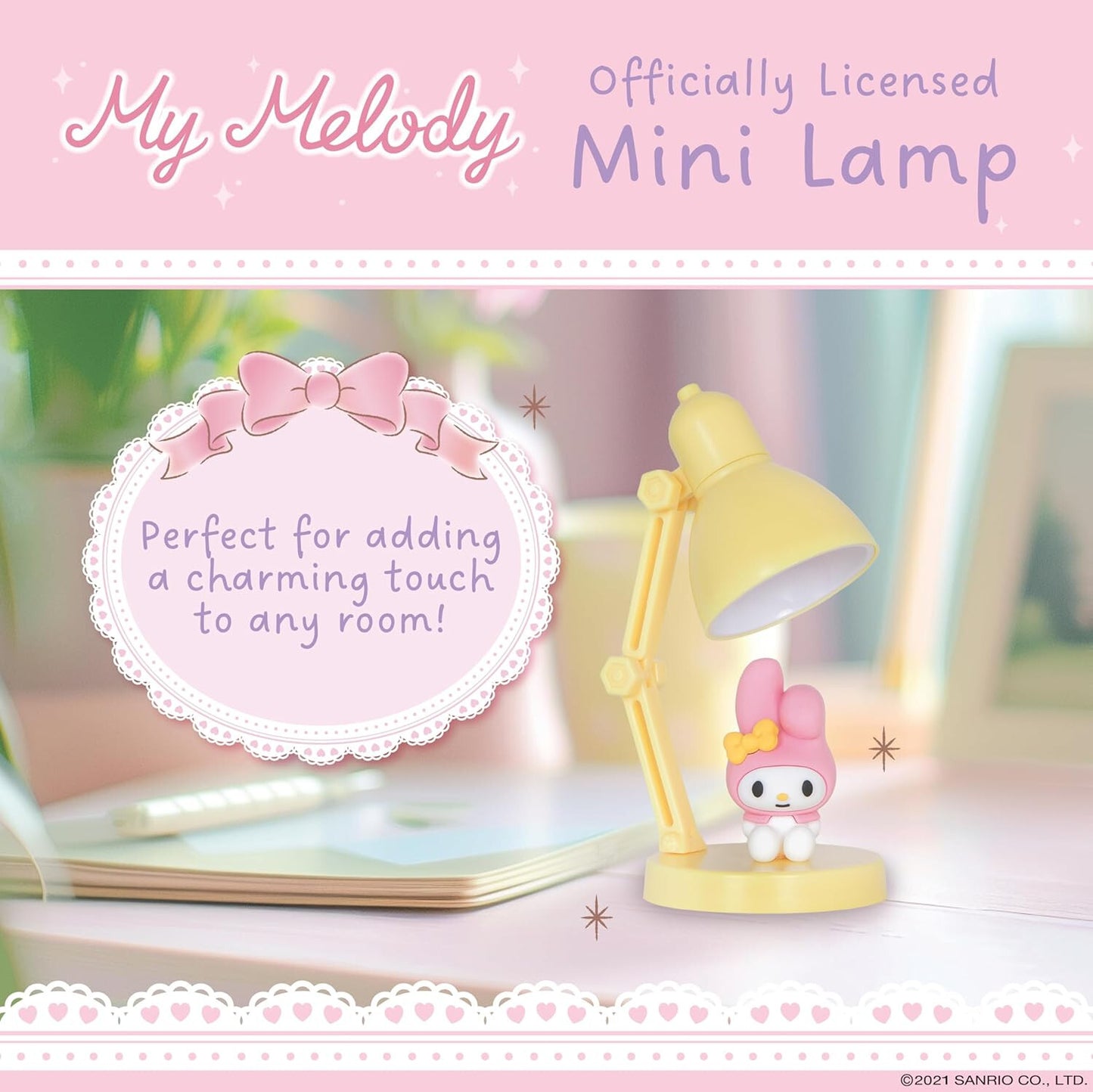 Hello Kitty Melody Mini Novelty Desktop Lamp BlueSky Studios