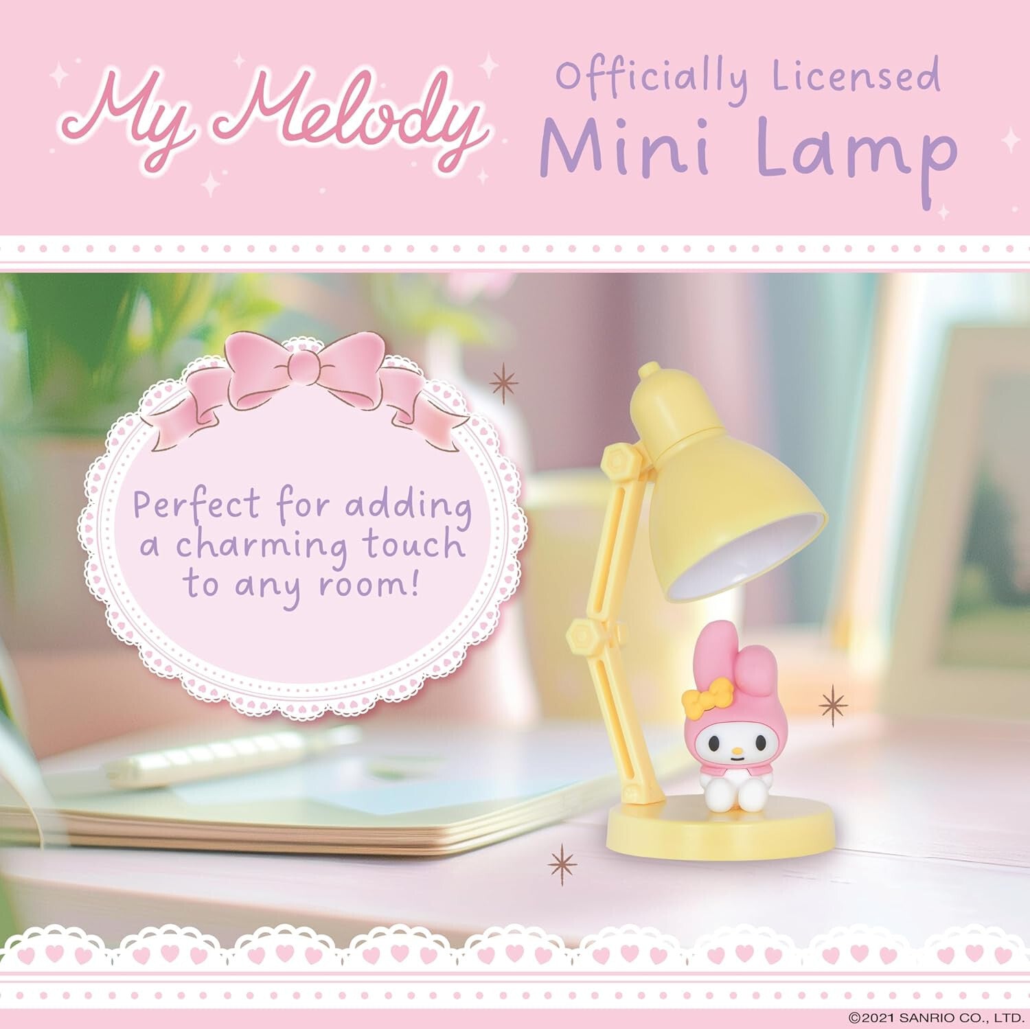 Hello Kitty Melody Mini Novelty Desktop Lamp BlueSky Studios