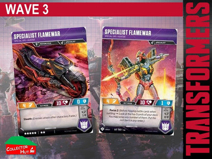 Transformers TCG CHARACTER Trading Cards All Waves