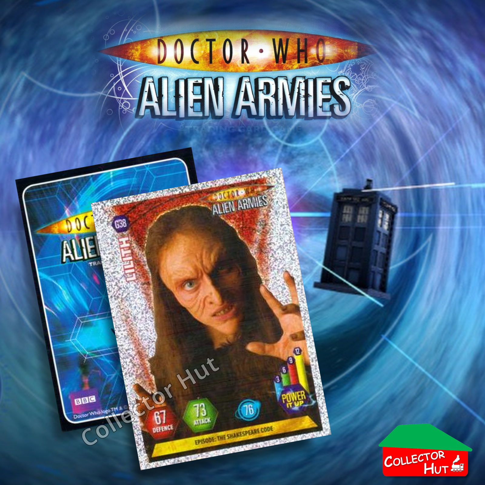 DOCTOR WHO Alien Armies Trading Cards Glitter Super Emboss Foil Cards