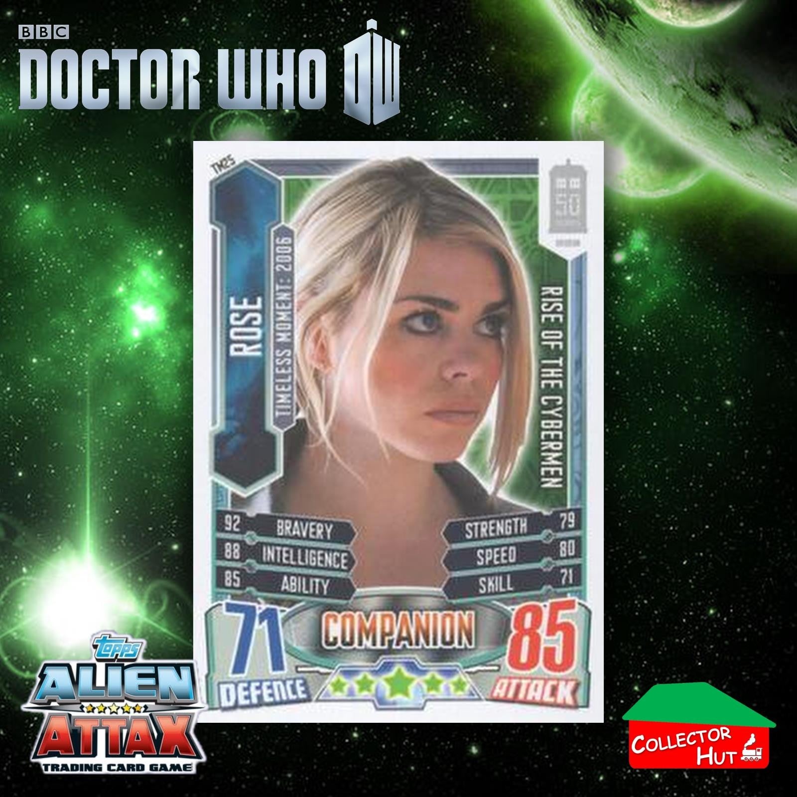Topps Doctor Who Alien Attax 50th Anniversary Edition Companion Timeless Cards