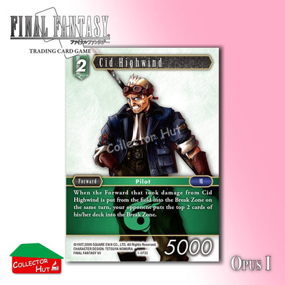 Final Fantasy Trading Card Game OPUS I Singles You Choose