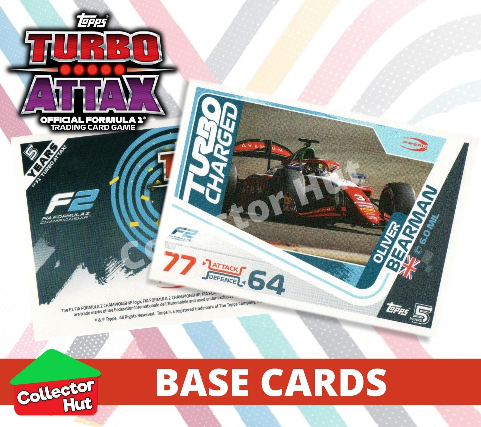 Topps Turbo Attax Formula 1 F1 2024 #167-312 Base Cards YOU CHOOSE