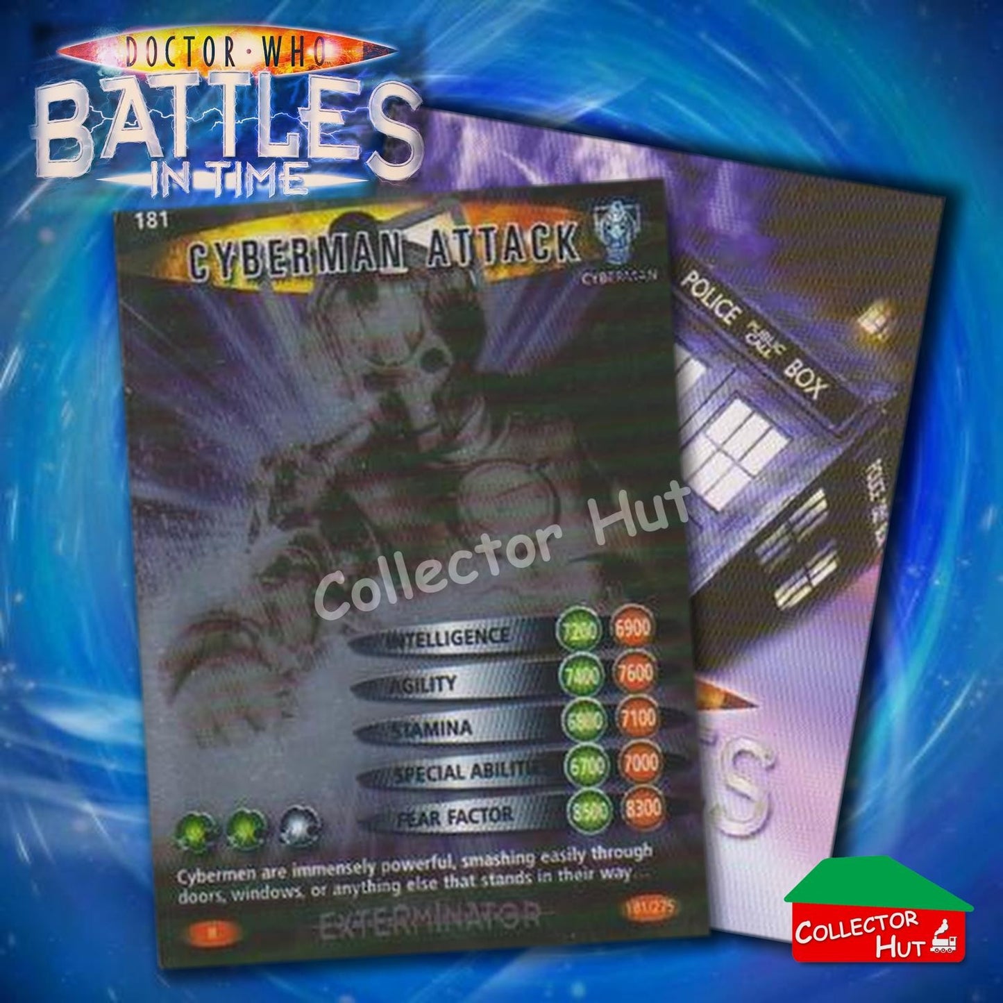 DOCTOR WHO Battles in Time #140-275 EXTERMINATOR RARE & COMMON Cards YOU CHOOSE