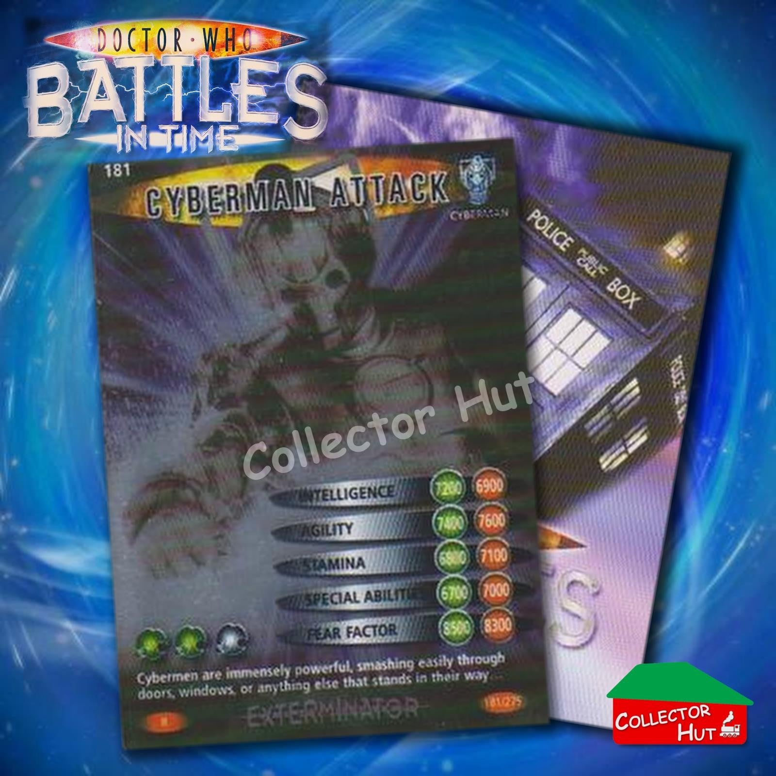 DOCTOR WHO Battles in Time #140-275 EXTERMINATOR RARE & COMMON Cards YOU CHOOSE