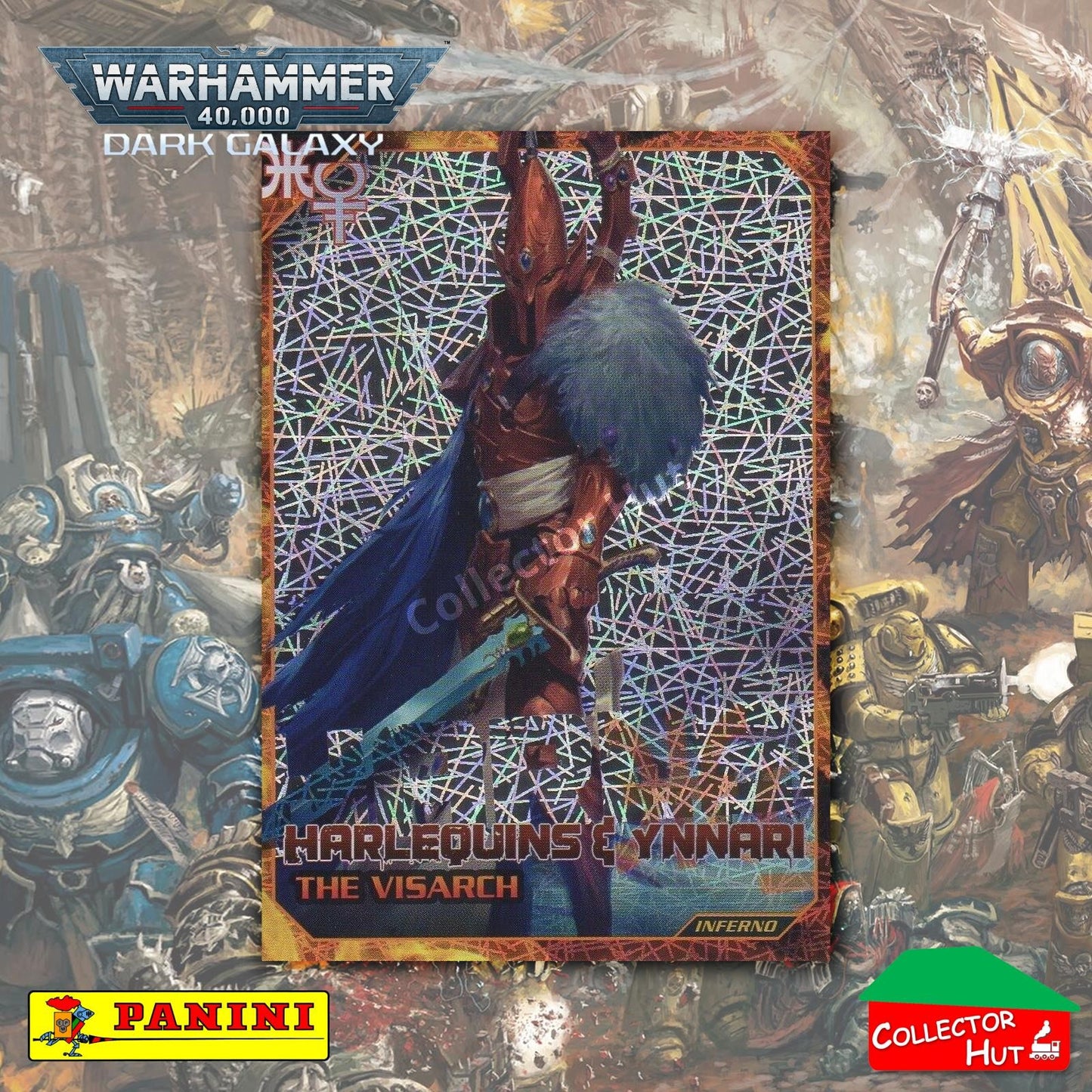 PANINI Warhammer 40,000 Dark Galaxy Webway Inferno Adamantium Limited FOIL Cards