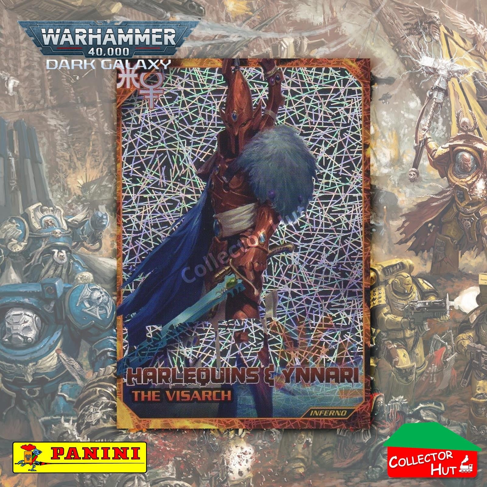 PANINI Warhammer 40,000 Dark Galaxy Webway Inferno Adamantium Limited FOIL Cards