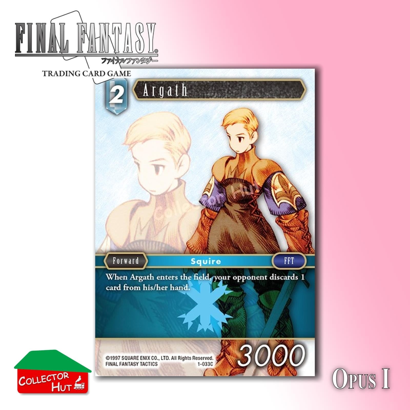 Final Fantasy Trading Card Game OPUS I Singles You Choose
